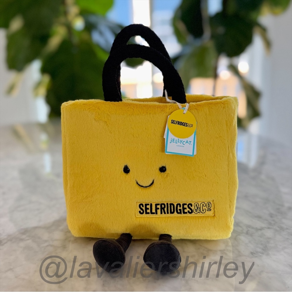 Jellycat Amuseables Selfridges Bag Rare HTF UK Exclusive NWT Authentic